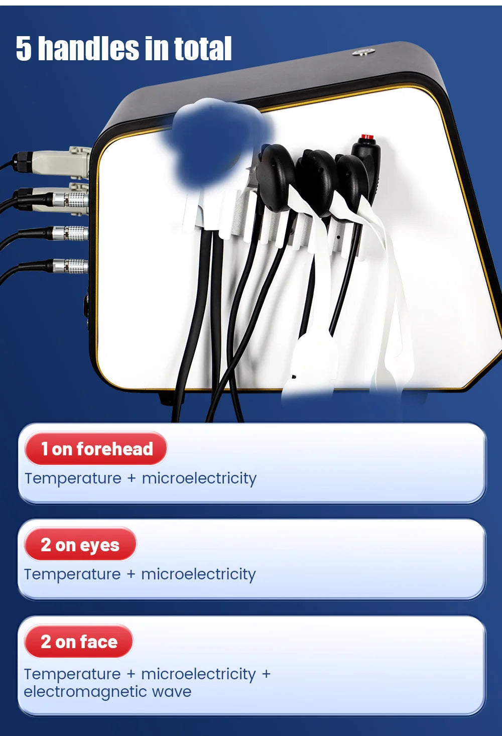 Latest Strong Pulsed Magnetic EMS And PEface RF Heat Energy Output face lifting Lift Wrinkle Removal 5 Handle Machine 2025